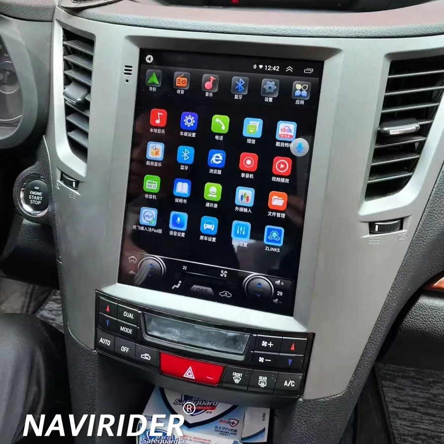 GPS Carplay Car Radio For Subaru Outback Impreza Legacy 2009-2014 Android 15 Car Multimedia Video Player 10.4