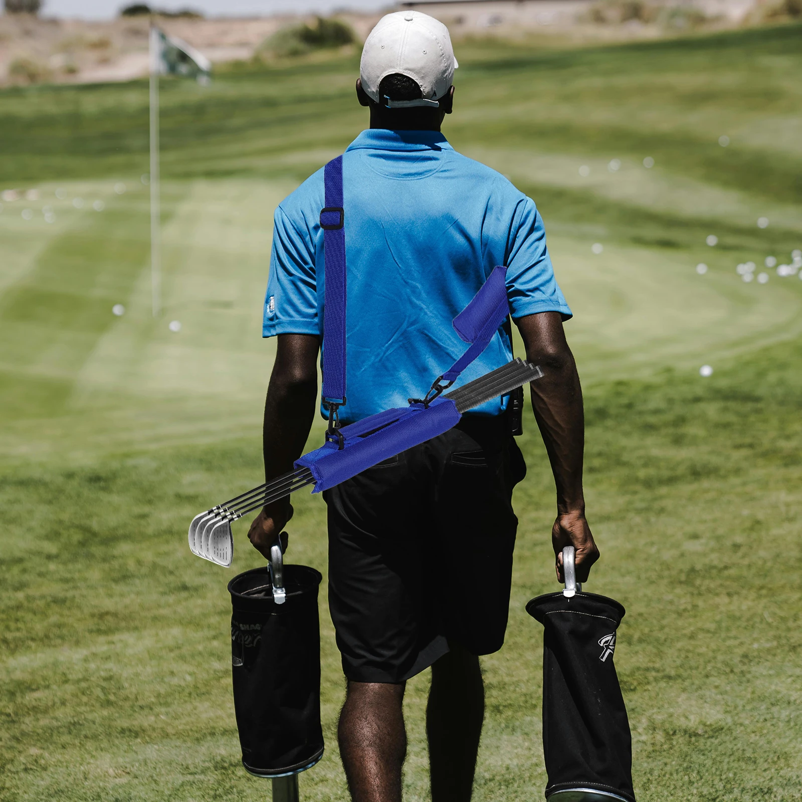 

Golf Club Storage Bag Durable Lightweight Portable Travel Golfing Bag Outdoor Club Carrier Wear Resistant Golf Equipment