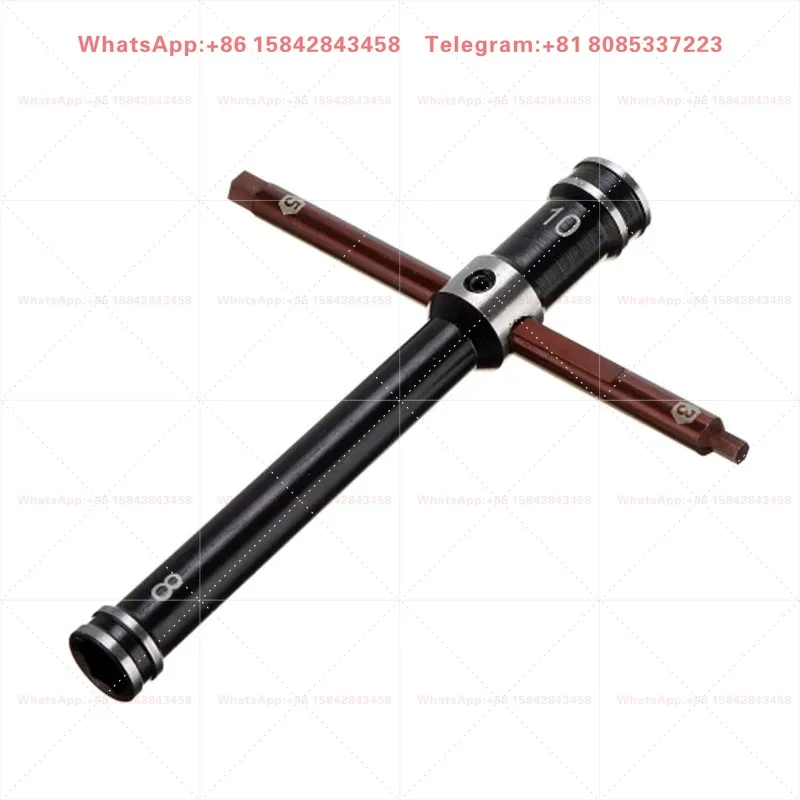 Dismantling Head Wrench Flywheel Nut Cross Socket 8mm 10mm 5mm 3mm for Mechanical Disassembly