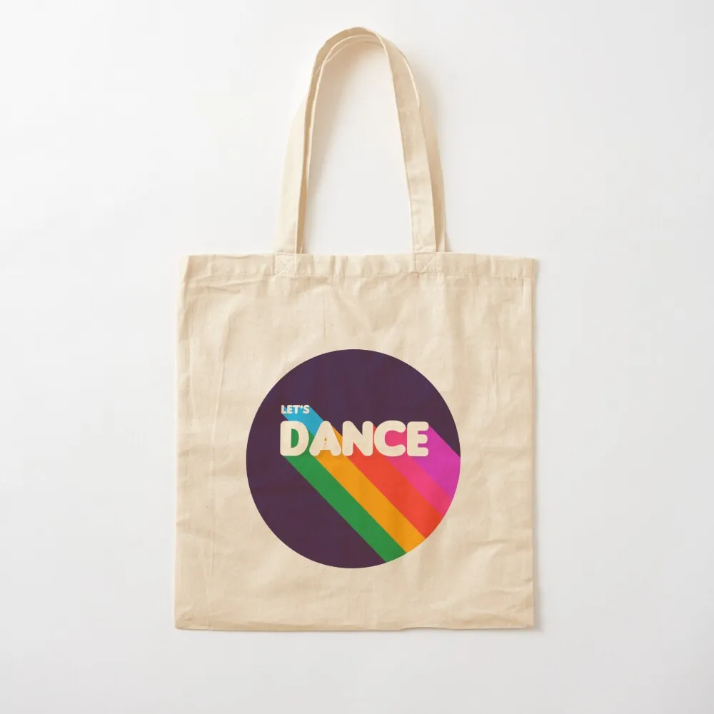 

Rainbow dance typography Tote Bag tote bag men's Canvas stote bag Canvas Tote