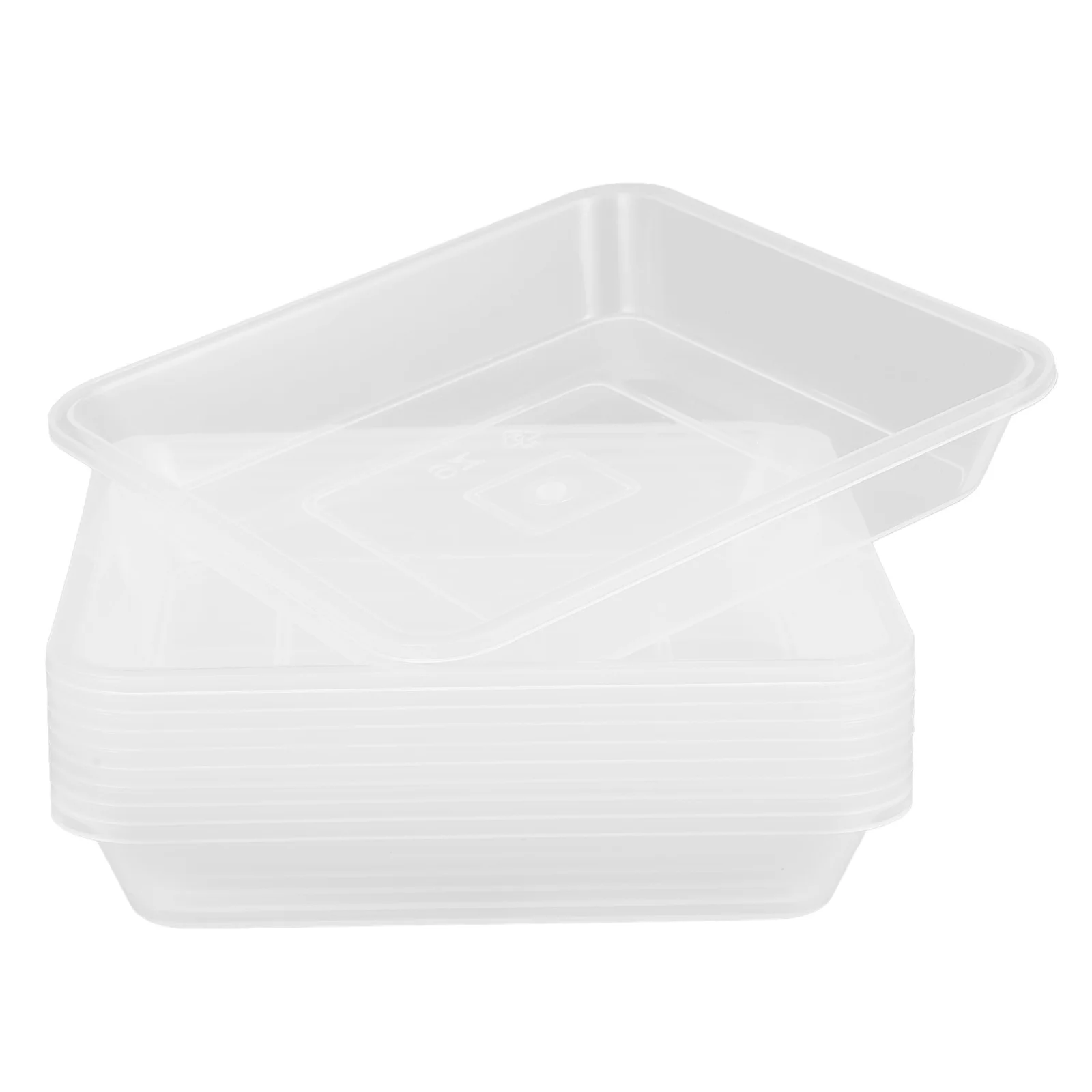 

10Pcs Plant Saucer Tray Stable Plastic Plant Pot Drip Plate Water Catcher Tray for Garden Indoor Outdoor Plants