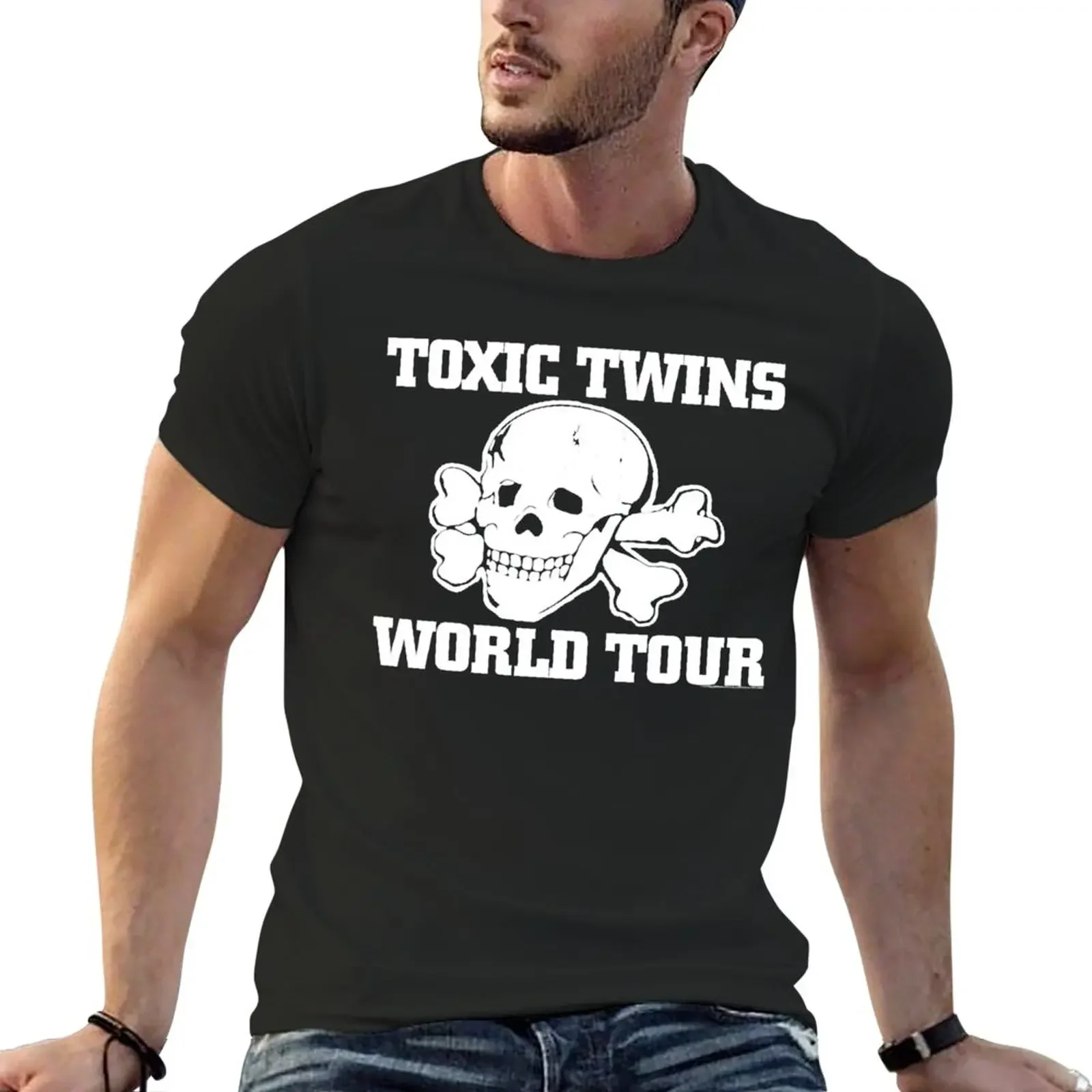 New Tournée mondiale de Toxic Twins T-shirt essentiel T-Shirt boys t shirts graphic t shirts blank t shirts designer shirt men