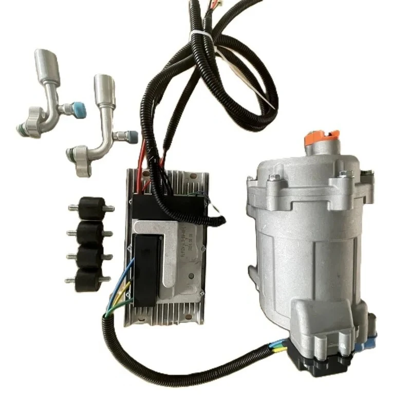 12V 600W Parking Air Conditioner 24V 850W Car Air Conditioner Electric Scroll Compressor For Truck/RV