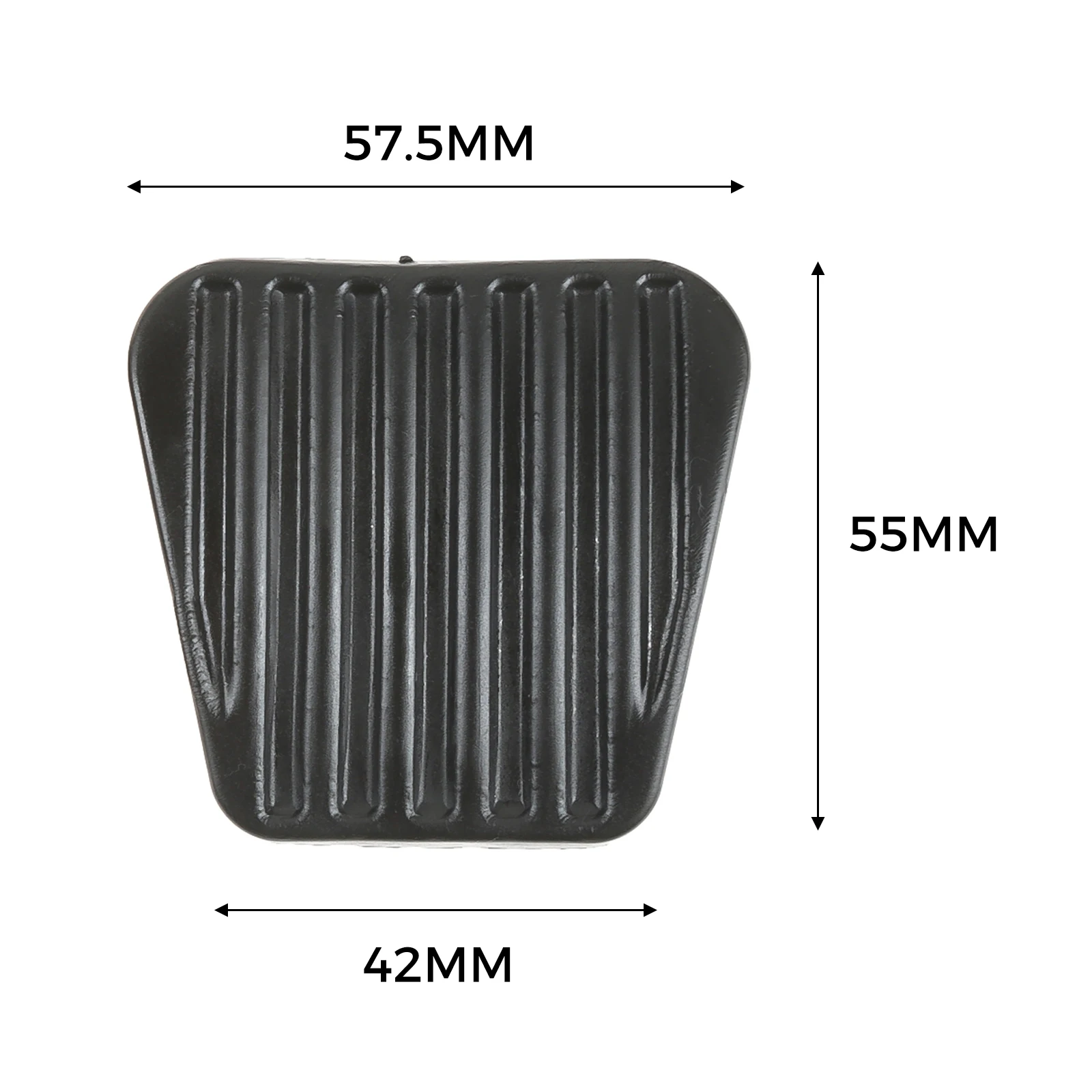 Genuine Febi 173408 Brake Or Clutch Pedal Pad Cover – Fits Nissan, Vauxhall, Renault, Black Rubber