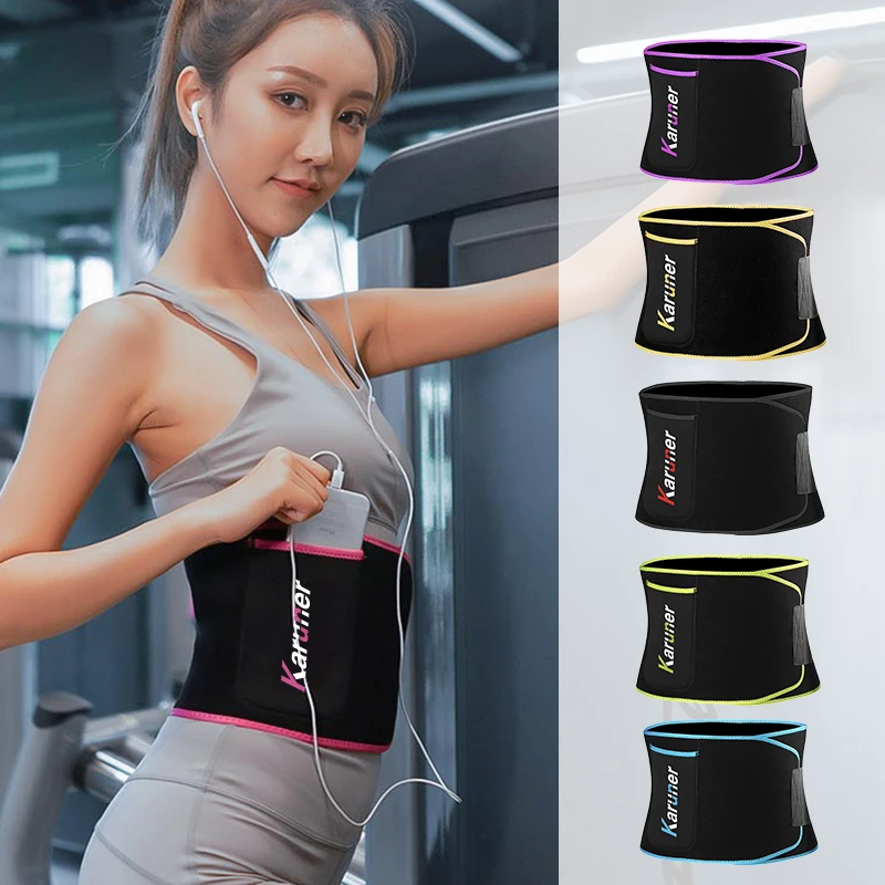 Waist Trimmer for Women and Men Sweat Band Waist Trainer for High-Intensity Training & Workouts