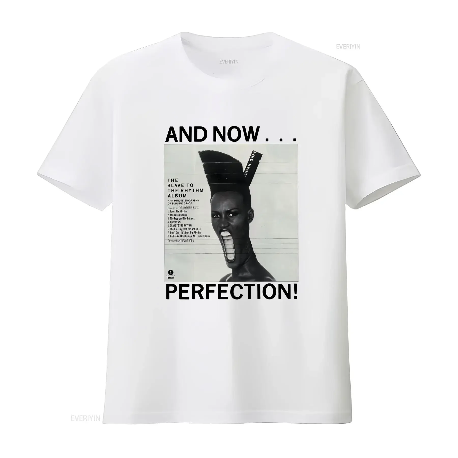 Grace Jones White Cotton All size S 5XL Fans T Shirt MI336 vintage Washed Soft fashion homme Stylish Top For Everyday Wear