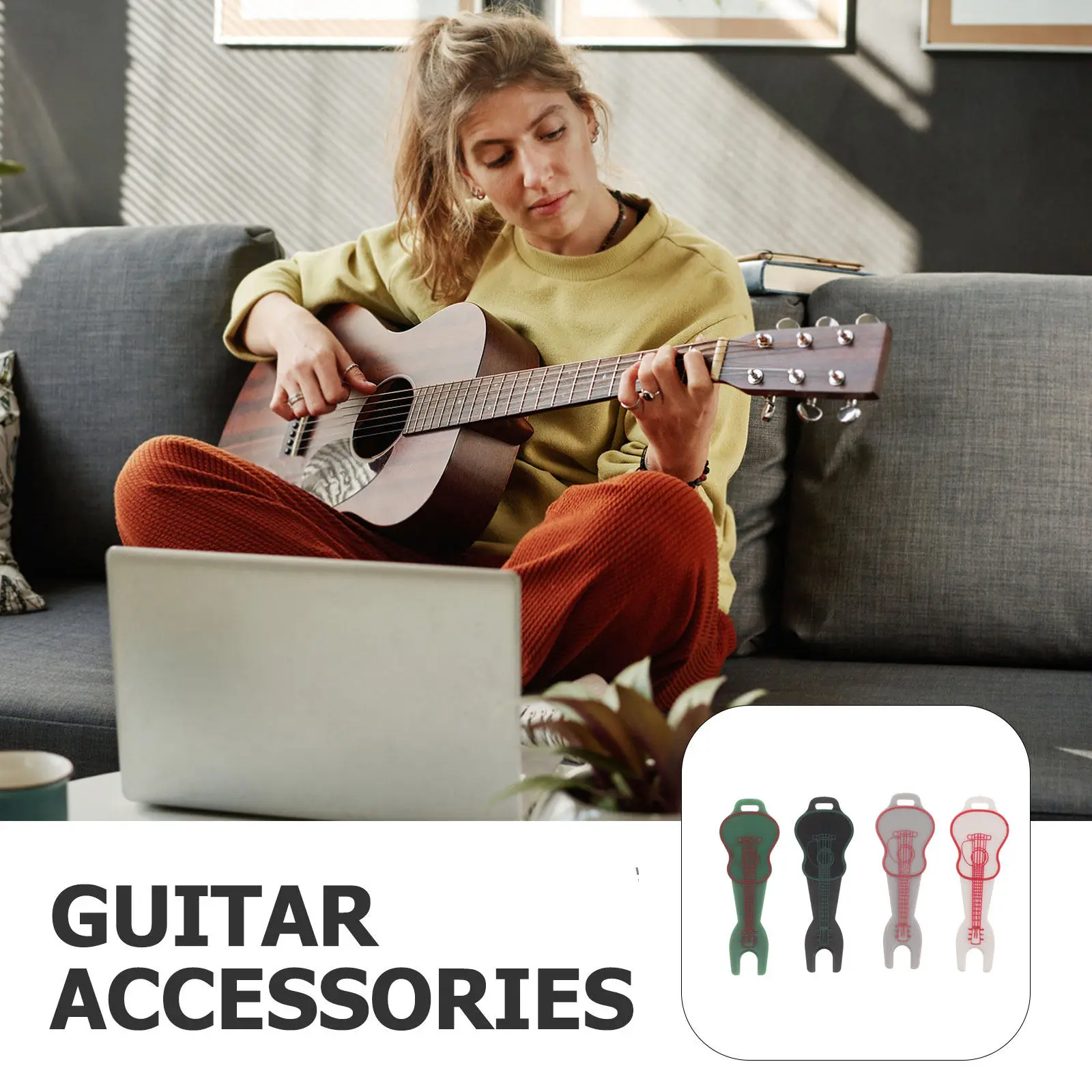 Guitar Bridge Pin Puller 20 Piece Acoustic Guitar Peg Remover Tool for Ukulele String Changes Compact Easy Use