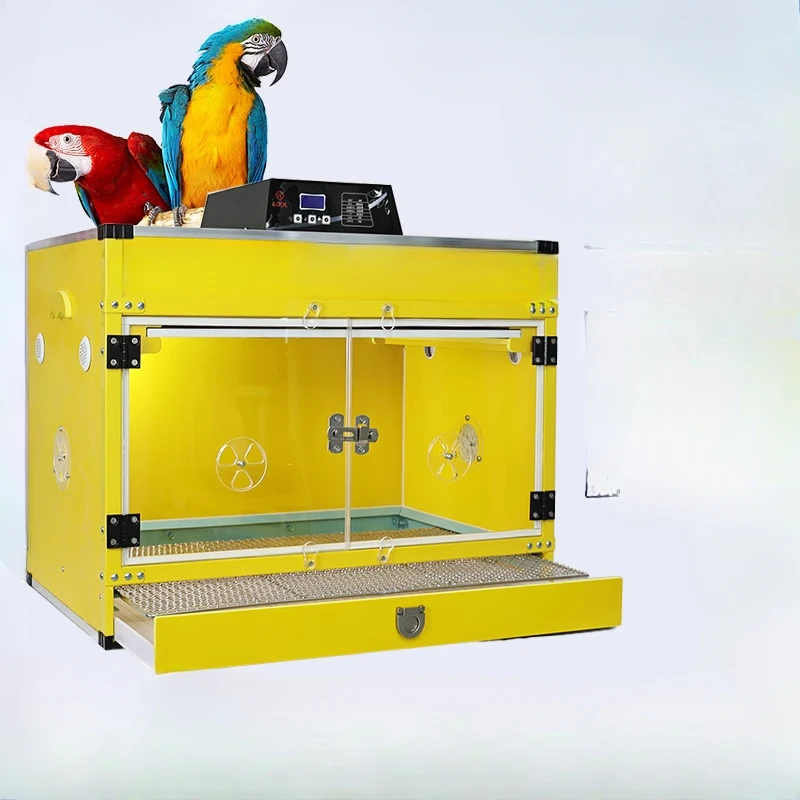 Temperature control system for pet parrots, fully automatic incubator, breeding farm specific