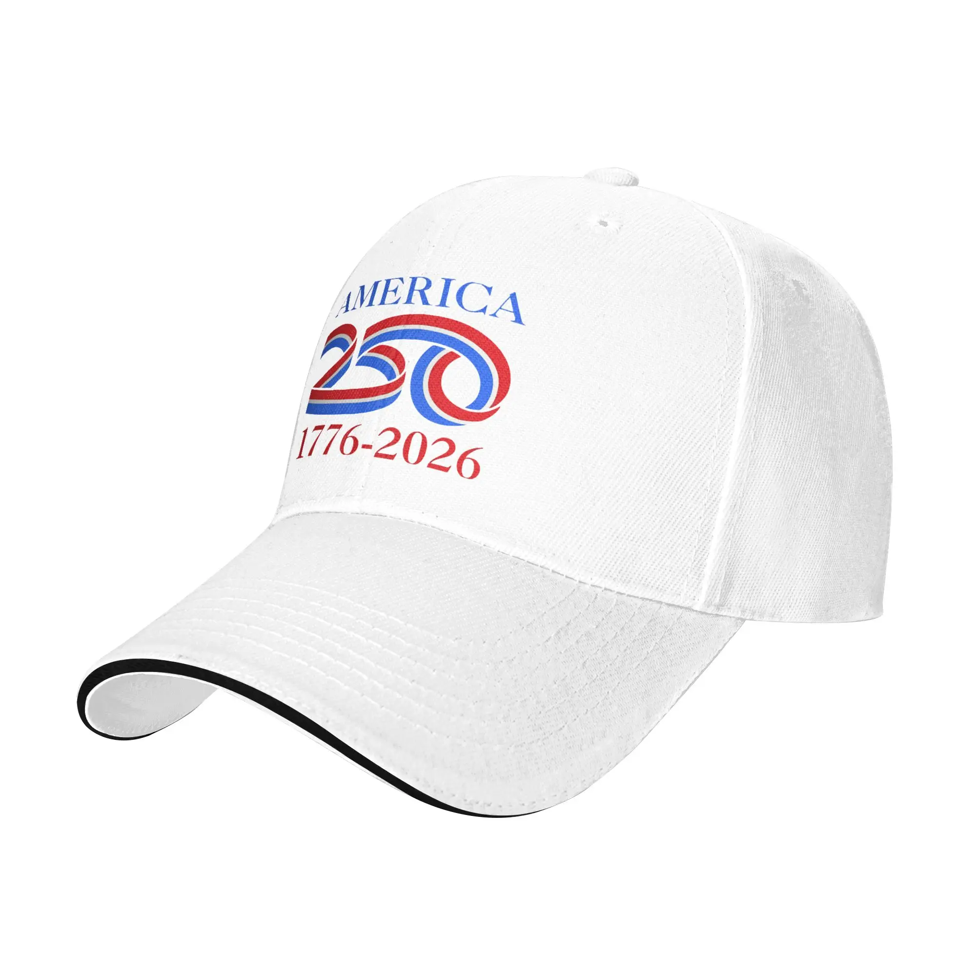 250 Years America  Casual Baseball Cap Summer  Trucker Hat Dropshipping Running Hippie Hip Hop Hats Men Women Baseball Caps