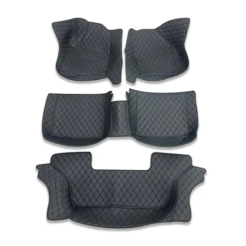 

LHD Car Floor Mats For Ford Explorer (7 Seater) 2015 2014 2013 2012 2011 2010 2009 2008 2007 2006 Leather Carpet Car Accessories