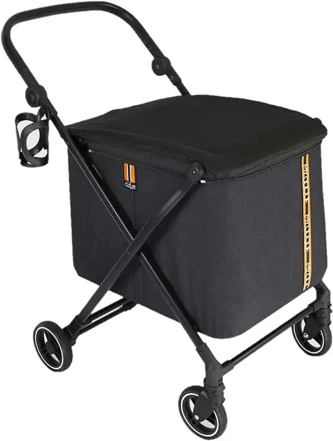 509 Crew My Duque: Personal Shopping Cart - Foldable, Portable, Lightweight Cart with Rolling Front