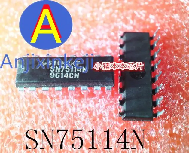 SN75114N, SN75114, DIP16, 100% original, novo, 10 PCes