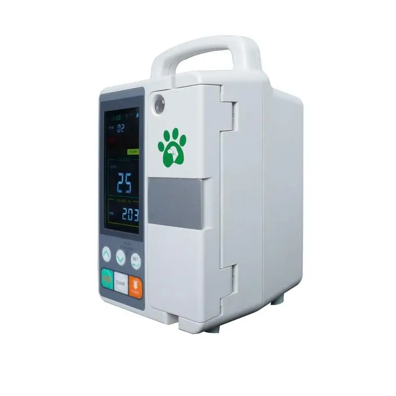 Pet Hospital Animal Veterinary Medical Syringe Pump Portable Digital Volumetric Infusion Pump Electric Vet Equipment Class II