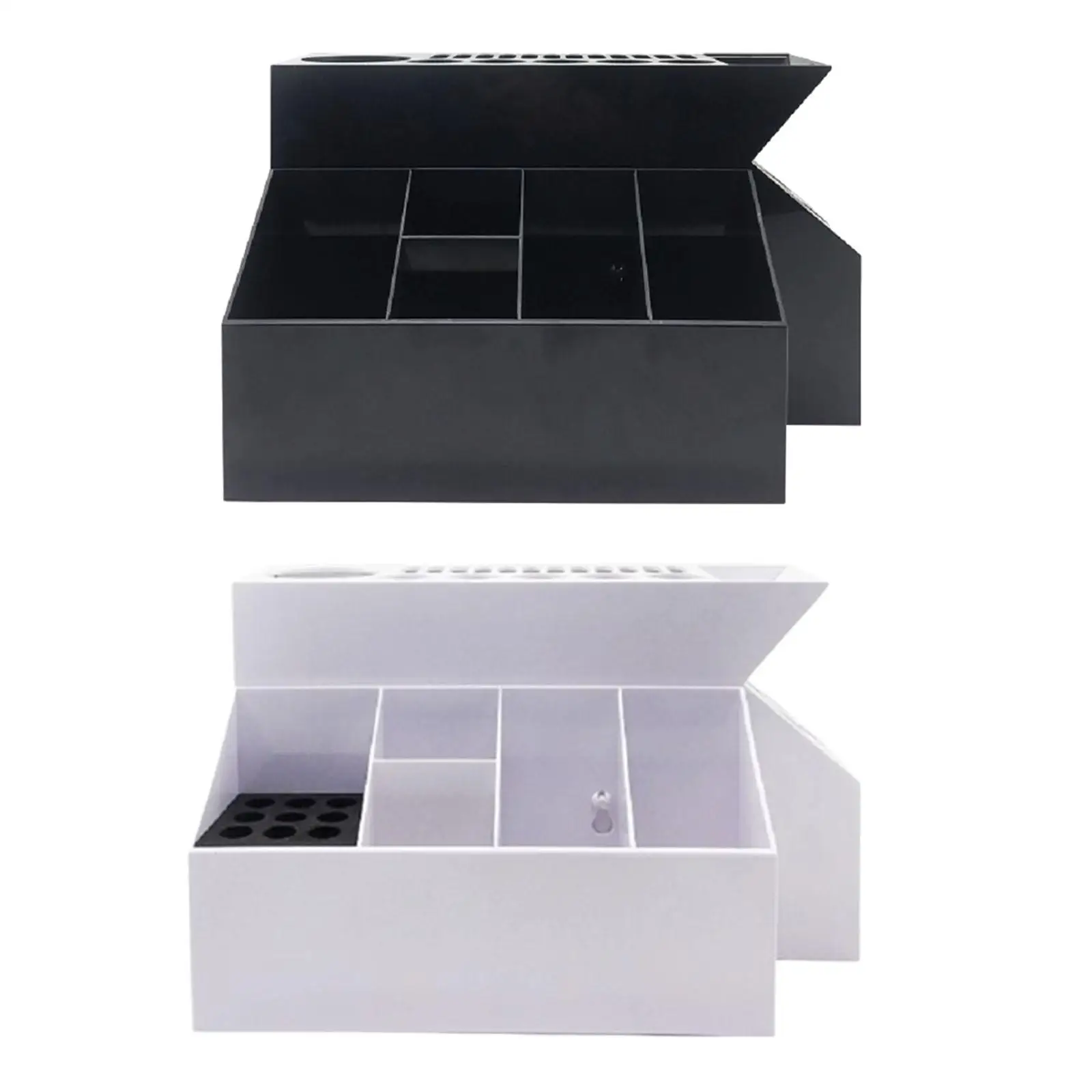 Hairdressing Tools Storage Box Multifunctional Wear Resistant Hairdressing Scissors Holder Shears Block for Brushes Combs Clips