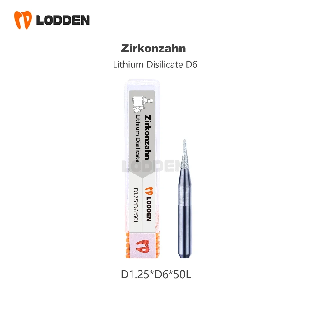 Zirkonzahn D6 Milling Burs Drill Dental Metal Lithium Disilicate Shank DC Diamond Coating Milling Cutter Diameter material