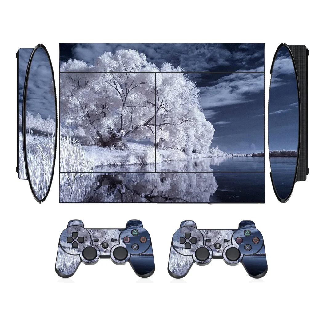Piękna sceneria 3304 winylowa naklejka ochronna na Sony PS3 Super Slim i 2 naklejki na kontroler