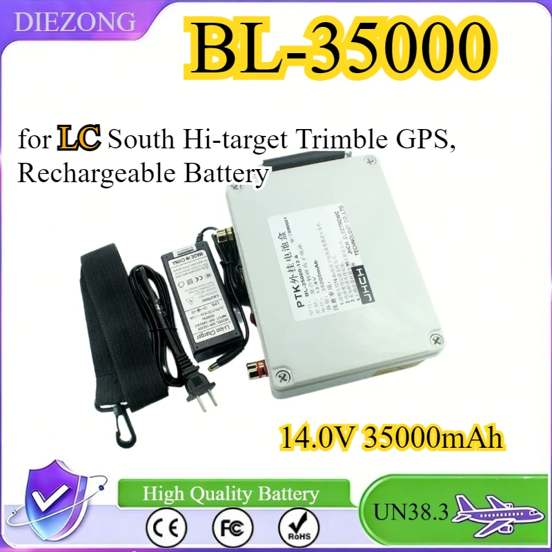 14.0V 35000mAh BL-35000 External Battery for LC South Hi-target Trimble GPS, Rechargeable Battery BL35000