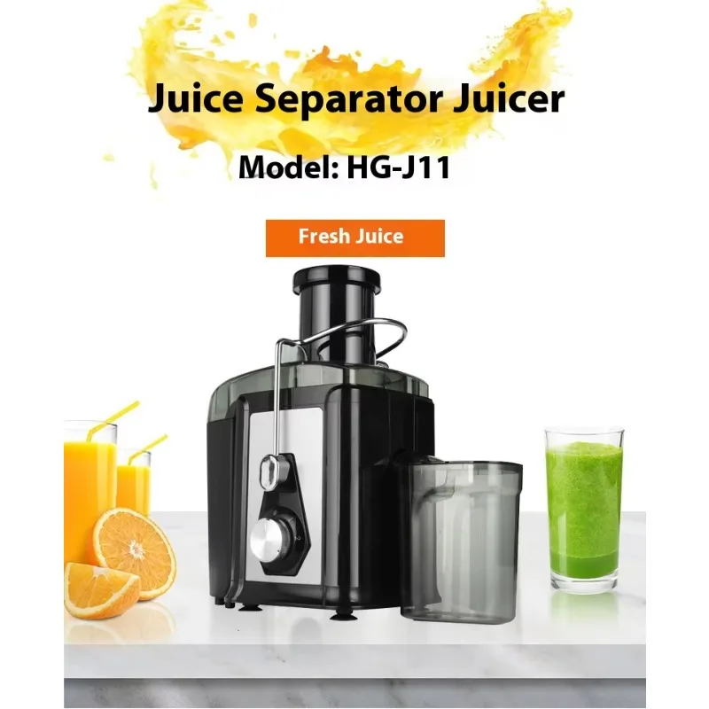 خلاط عصارة تجاري متعدد الوظائف 4 في 1، زر ضغط كهربائي للفواكه/الخضروات للمنزل