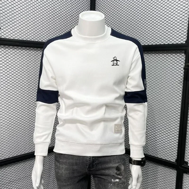 Autumn Golf Wear Men 2024 New Luxury T-shirt Fashion Round Neck Casual Sports Blouse Korean Golf Clothing Men Golf T-shirt