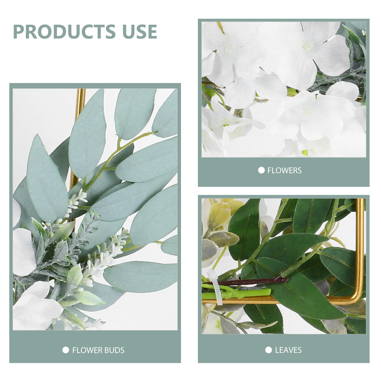 إكليل الزخرفية قلادة زهرة جميلة لقضاء عطلة مأدبة الجدار الديكور محاكاة جارلاند الباب قلادة مكتب القهوة