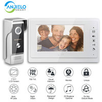 7-Inch Phone Door Intercom Camera Apartment Intercom Video Doorbell With Camera Residential Security Protection