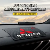 Car Style Non-slip Silicone Pad Dashboard Sticky Pad Mobile Phone Holder For Mitsubishi Ralliart Lancer EX Outlander 3 ASX  V73