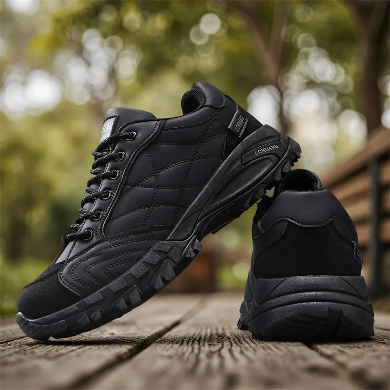 

New Fashion Hot Sale Man Hiking Footwear Camping Shoes Travel Climbing Arrival Men Outdoor Sneakers Genuine Leather Casual Shoes
