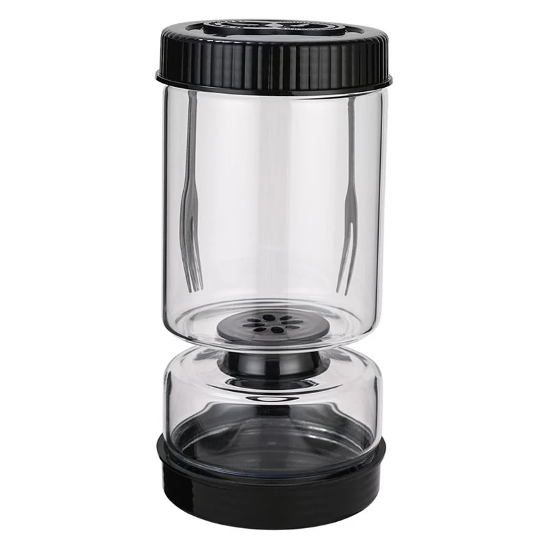 ABMH-Pickle Jar With Strainer Flip Airtight Glass Pickle Jar Two Forks