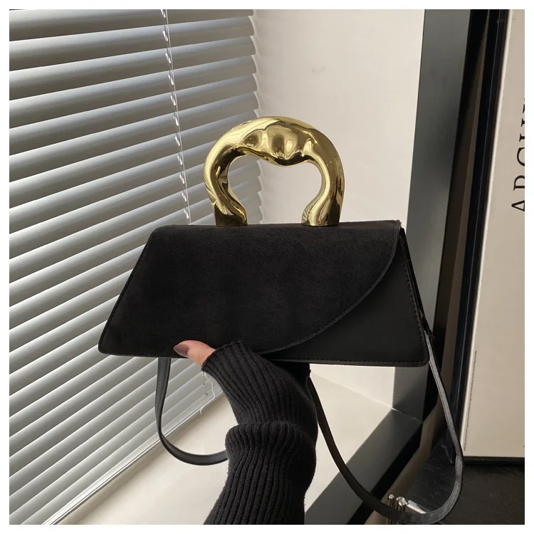 Nouveau Design minimaliste sac à bandoulière pour femmes léger luxe grande capacité décontracté en métal à main sacs à bandoulière femme sac à main