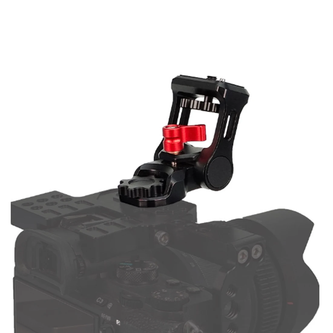 Адаптер для монитора из алюминиевого сплава, держатель с фиксирующим штифтом Arri 1/4, винт для цифровой зеркальной камеры, 170 градусов