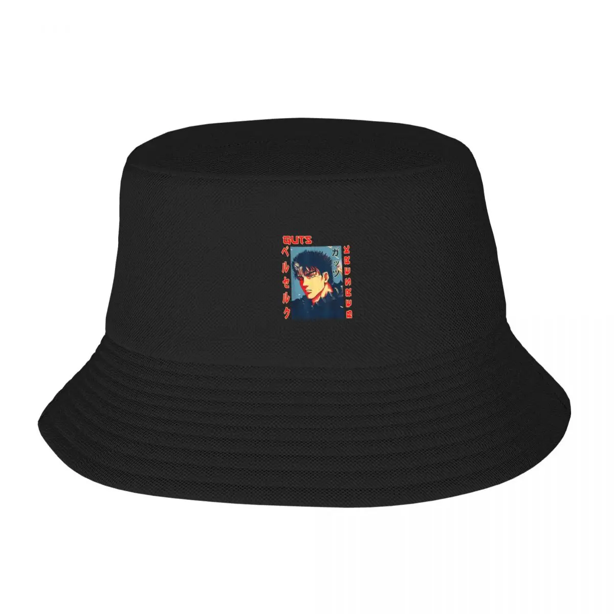 Streetwear Love Guts Japanese Action Manga Berserk Bucket Hat Women Foldable Outdoor Sports Fishing Caps Spring Picnic Headwear