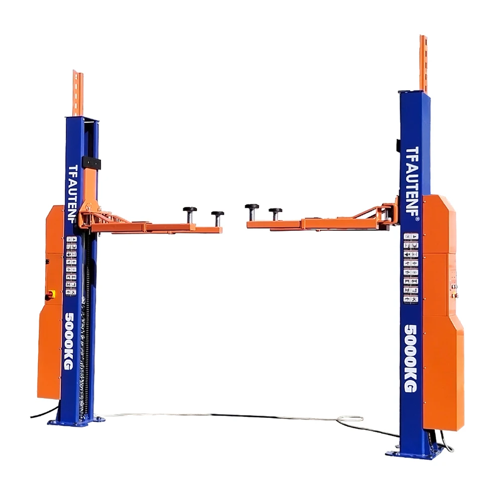 TFAUTENF Car Workshop Equipment 5000kg 11000lbs Heavy Duty Hydraulic Electrical 2 Two Post Auto 5T Car Lift - Image 3