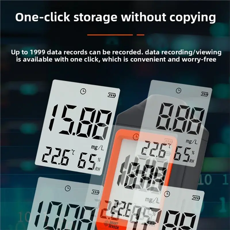 Digital DO Analyzer With LCD Display For Aquaculture Water Quality Detection, Portable Dissolved Oxygen Tester Meter