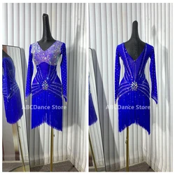 Women tala para baileSalsa Rhythm Latin Rumba Dance Dress US 10 UK 12 New Latin dance competition dress tanzkleid latein kinder
