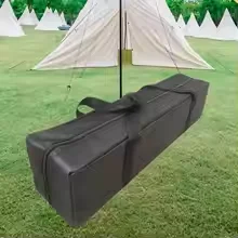

Tent Pole Zippered Storage Bag Garage Trunk Organizer Sports Duffel Bag