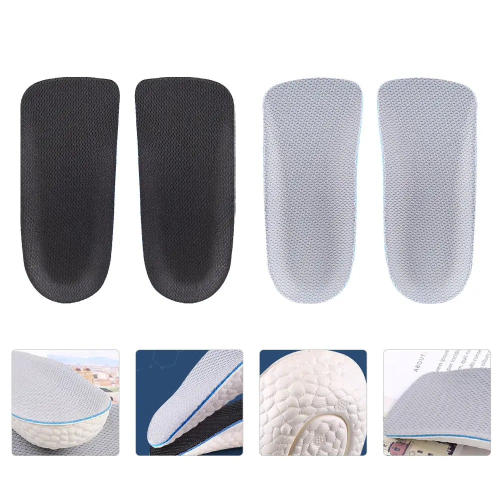 

Heightening Insoles Breathable Heel Cushion Increase Lifting Socks Invisible Foot Protector Reusable Adjustable Hidden