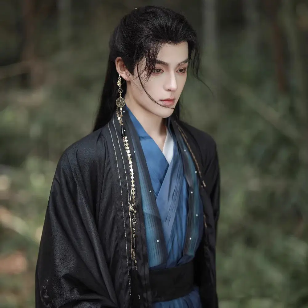 ต่างหูพู่ห้อยเหรียญทองแดงสไตล์โบราณที่ไม่มีหูเจาะสามารถนำมาใช้กับตะขอเกี่ยวหูอุปกรณ์เสริมสำหรับผู้ชายและผู้หญิง