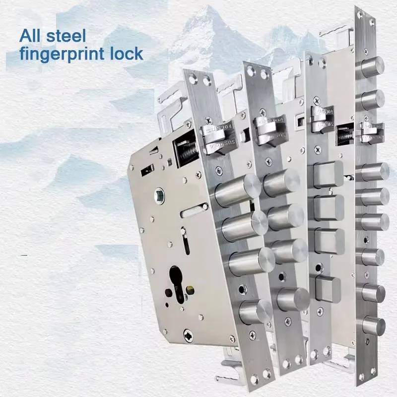 Stainless Steel Security Door Lock Body Smart Fingerprint Lock Body For Anti-theft And 6068 Fingerprint Lock Body Accessories