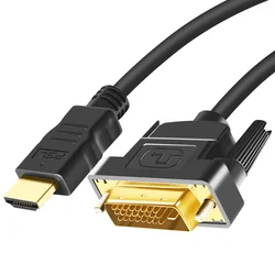 Kompatybilny z HDMI kabel DVI 24 + 1-pinowy kabel Adapter męski na żeński 3D 1080P DVI na HD kabel do LCD HDTV DVD High speed 1m 2m 3m 5m