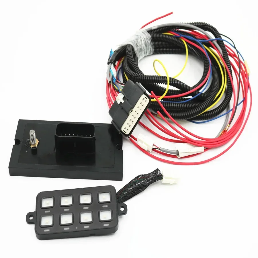 12V DC Blue-tooth Universal Switch Controller Panel Waterproof 8 Gane LED Panel Switch Control Auto Relay System New Car Relay