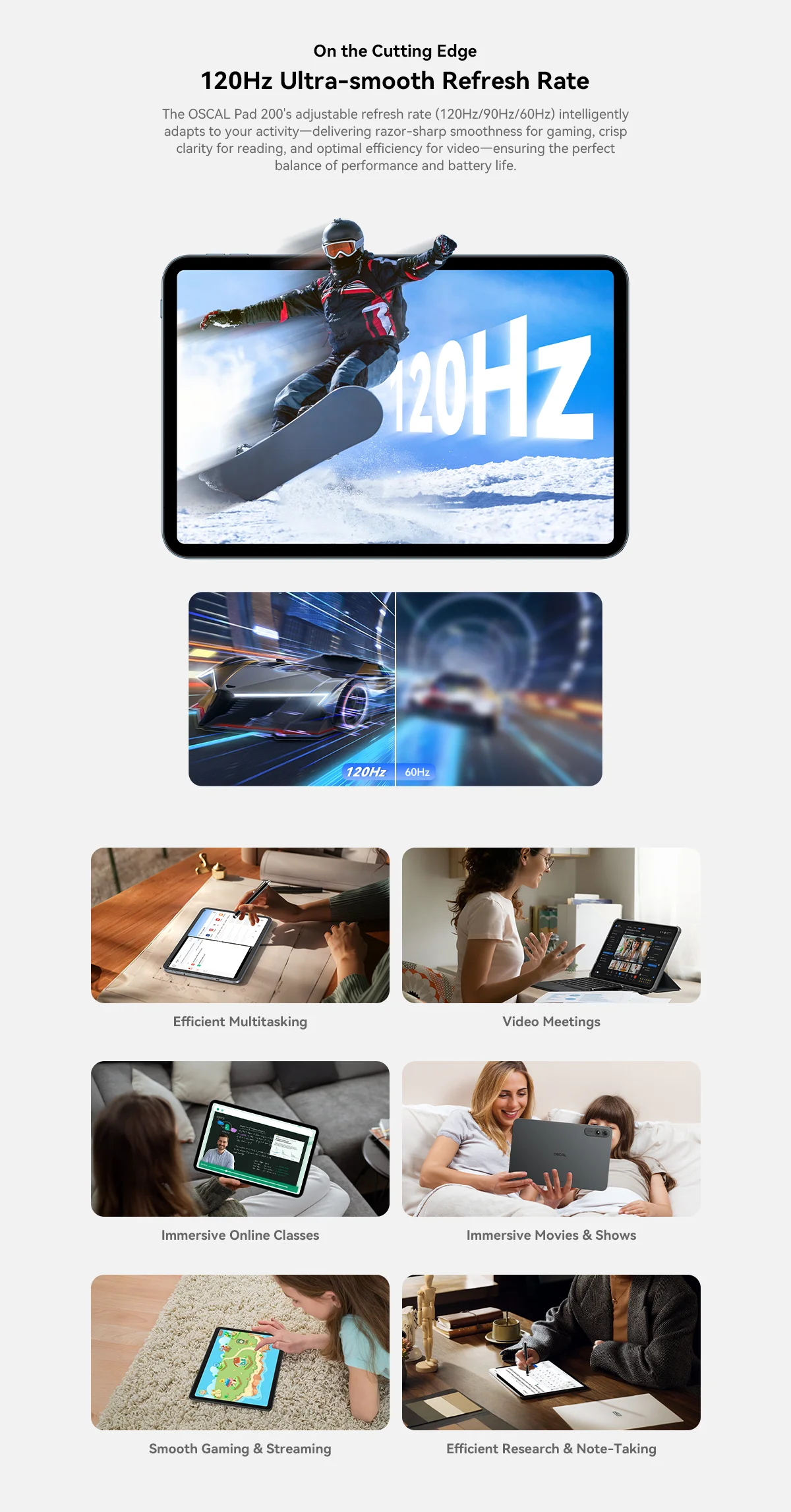 [Ship From UK]Blackview OSCAL Pad 200 Android 16 AI Tablet 13.4 Inch FHD IPS 120Hz Display Unisoc T7280 256GB ROM Giant Pad PC