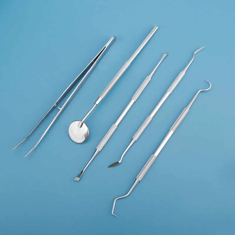 Tooth cleaning tool set, tongue coating cleaning tool, including toothpicks, portable gift box packaging tongue scraping tools