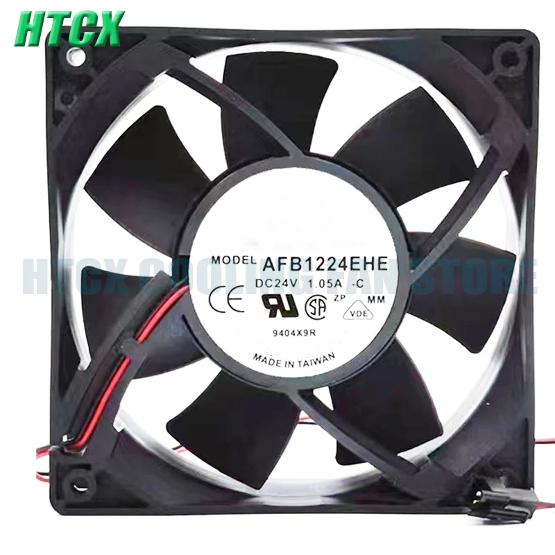 New AFB1224EHE 24V 1.05A 12038 12CM Frequency Converter large Air Volume Cooling Fan