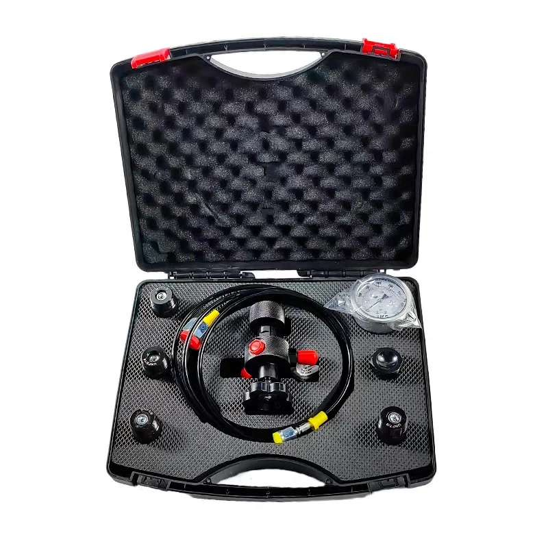 

5-in-1 Accumulator Multifunction Inflatable Tool Nitrogen Charging Tool Pump Car Nitrogen Device Portable Hydraulic Gauge Set