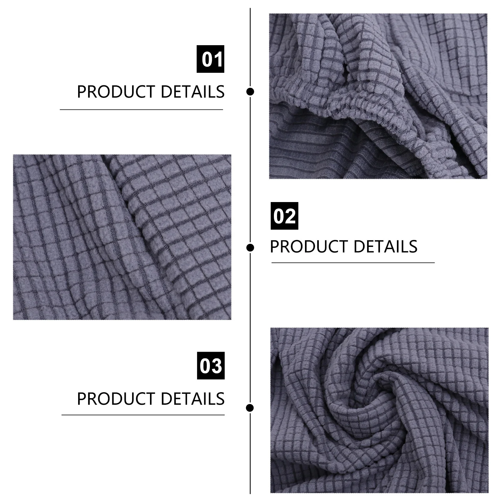 

1Pcs Chair Cover Soft Strong Elastic Band Universal Fit Dining Chair Protector Home Decor Washable Seat Cover Long-Lasting Use