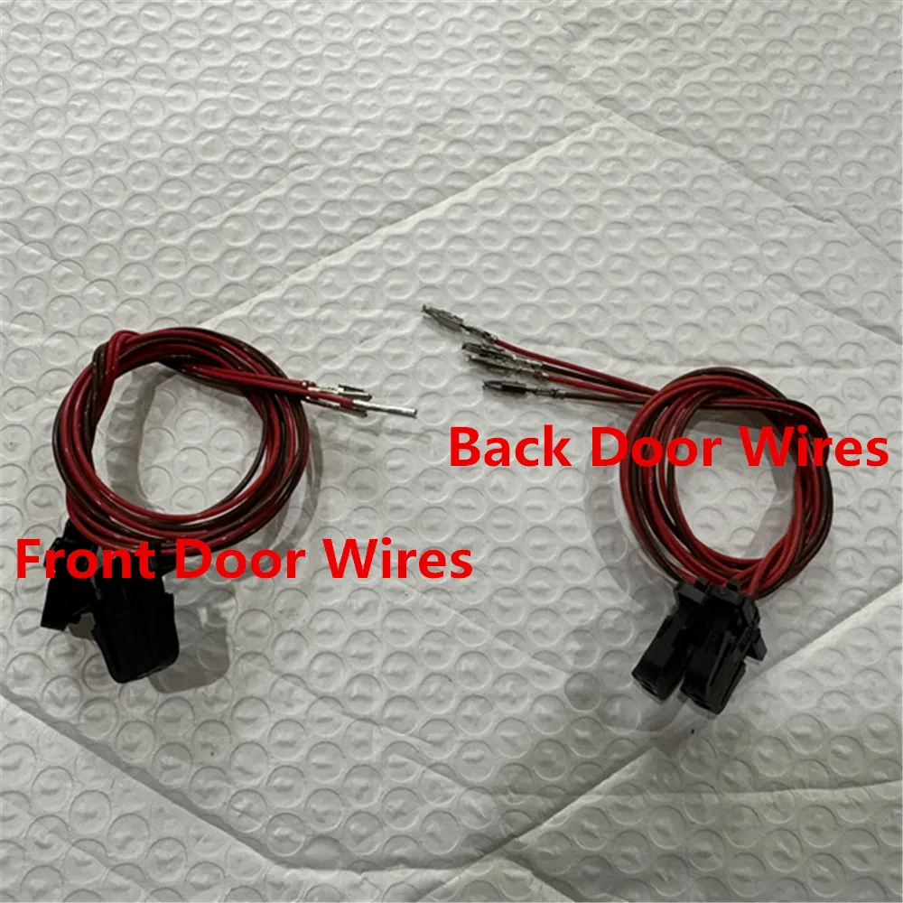 

2X Front Back Car Door Light Cable Wires Connector Harness Plug For Volkswagen VW Jetta MK5 MK6 MK7 Golf 5 6 7 T-ROC Tiguan MK1