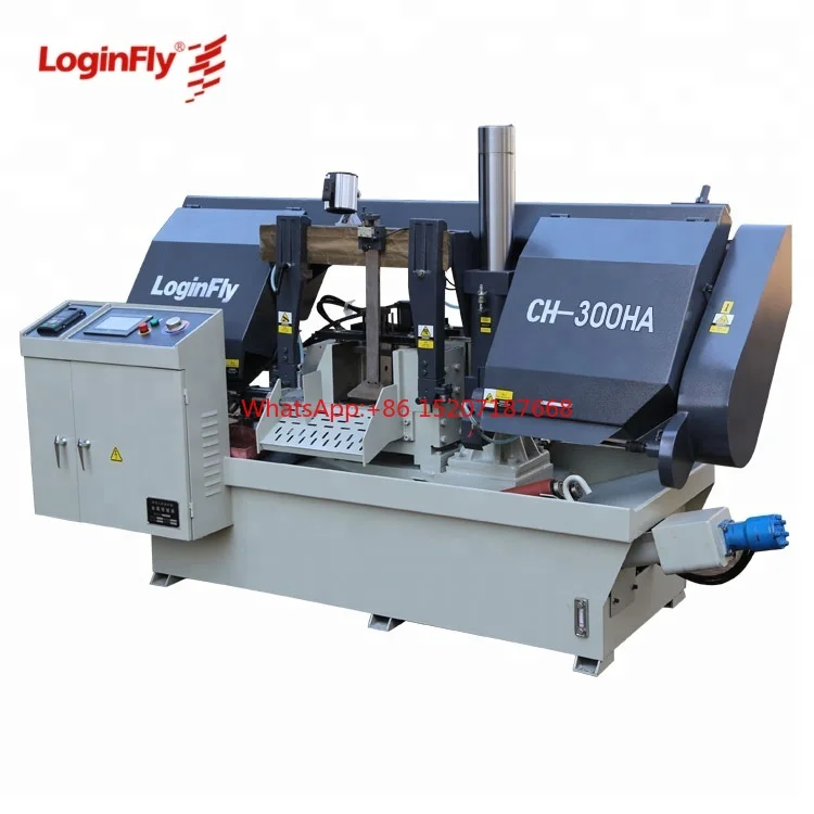 automatic horizontal metal cutting machinery band saw cnc cutting machine