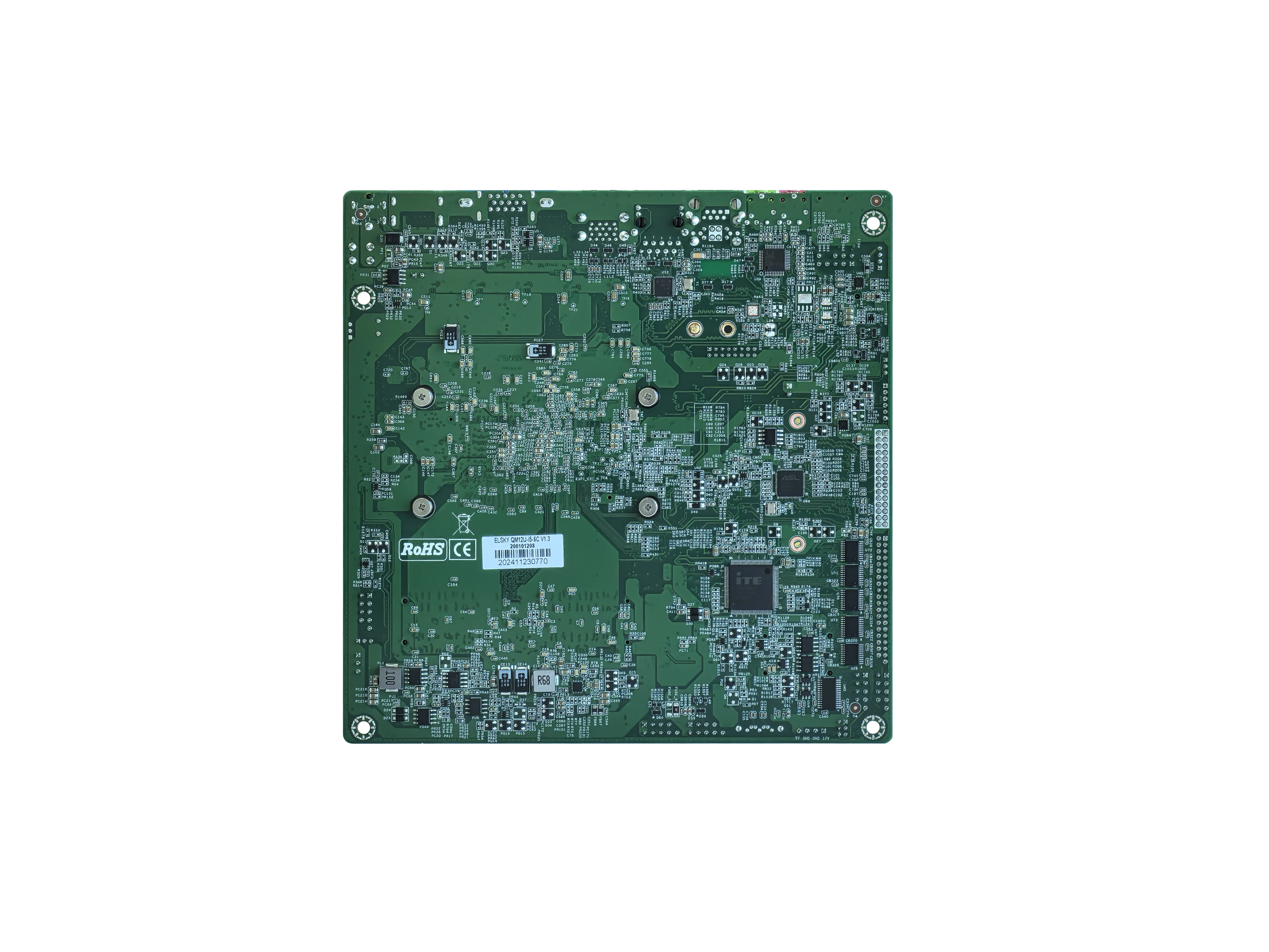اللوحة الأم 2025 Alder Lake12th Gen U Series CPU 2DDR4 max 64G 1/2 * RJ45 M.2 Win11 Mainbozrd معالج I7 1255U 1265U