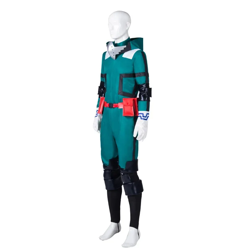 Disfraz de Anime Izuku Midoriya, traje de bateo Boku No Hero Academia Deku, uniformes de Halloween hechos a medida
