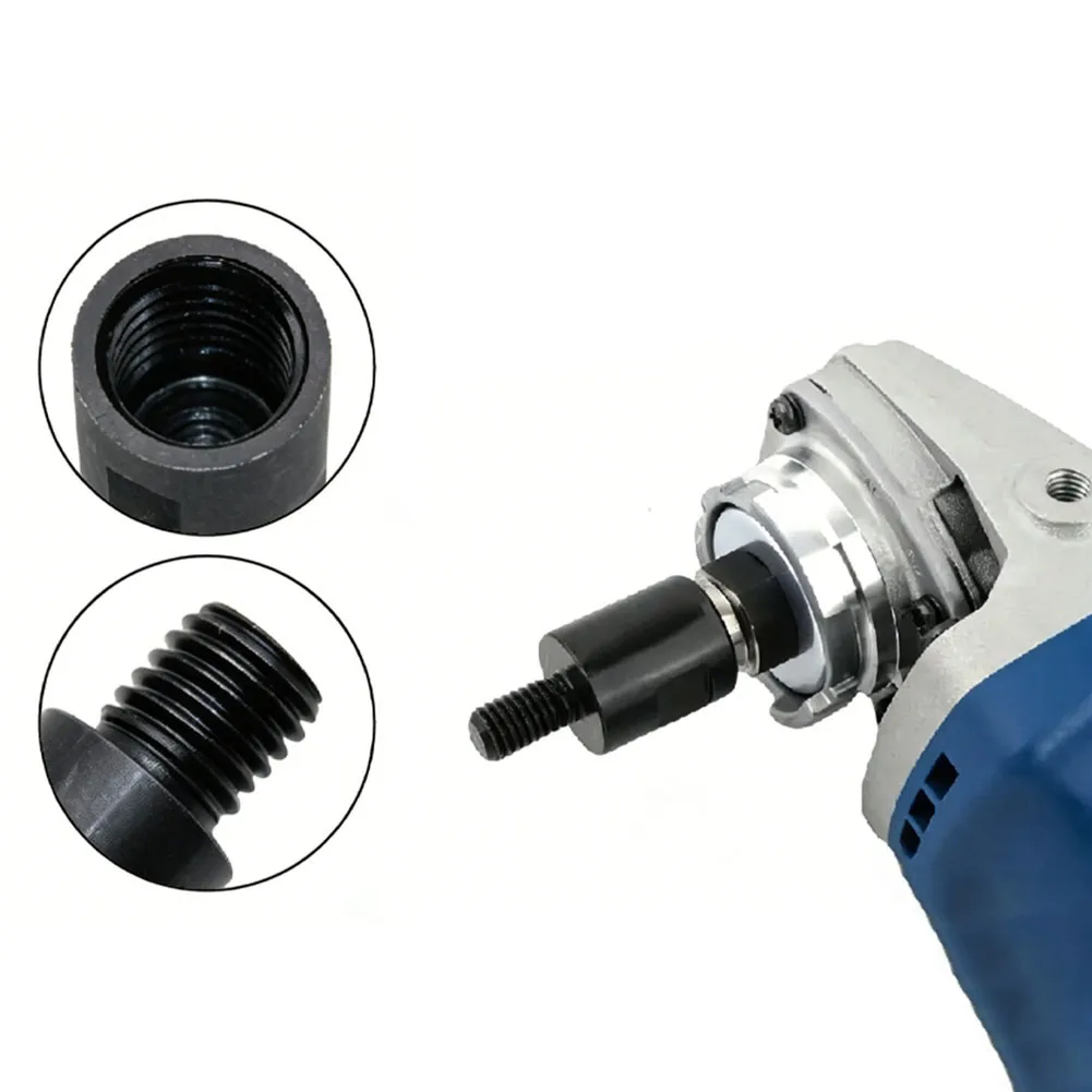 10mm/14mm 5/8-11 Adapter Angle Grinder Thread Converter Shaft Connector Angle Grinder Adapter Polished Tool Accessories